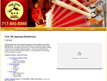 Tablet Screenshot of fujihanayork.com